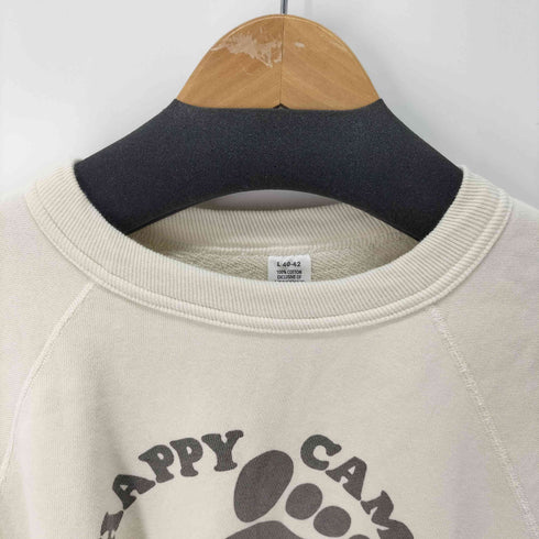 ウエアハウス WAREHOUSE HAPPY CAMP プリントS/Sスウェットプルオーバー メンズ
