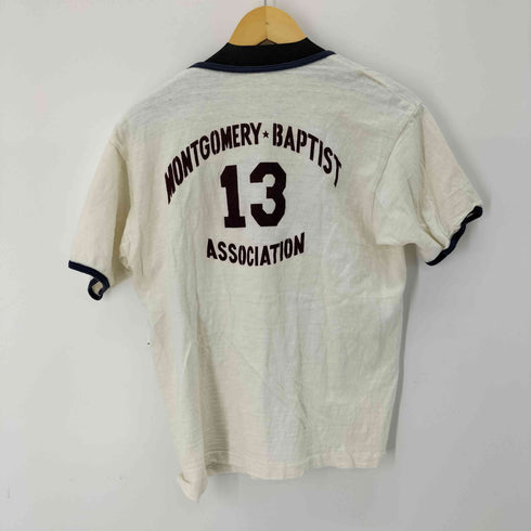 ウエアハウス WAREHOUSE 両面ワッペン S/SリンガーTシャツ メンズ JPN:L