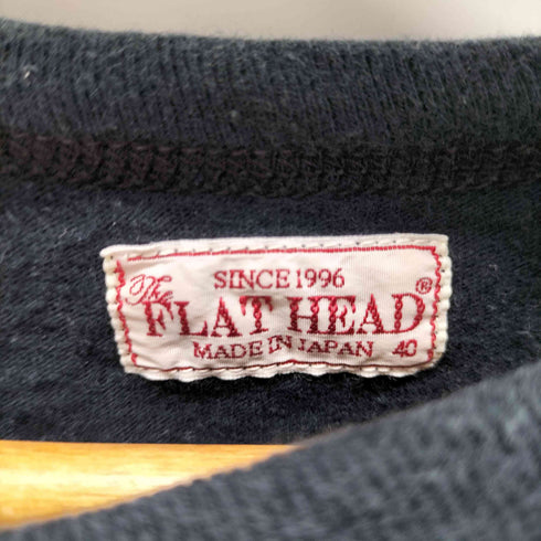 フラットヘッド FLAT HEAD CUSTOM ENGINES 刺繍デザインS/S Tシャツ メンズ US:40