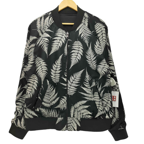 エイチアンドエム H&M 総柄 リバーシブルフライトジャケット メンズ import:S