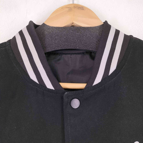 フロントプリント PUレザー切替 スタジャン メンズ JPN:XL
