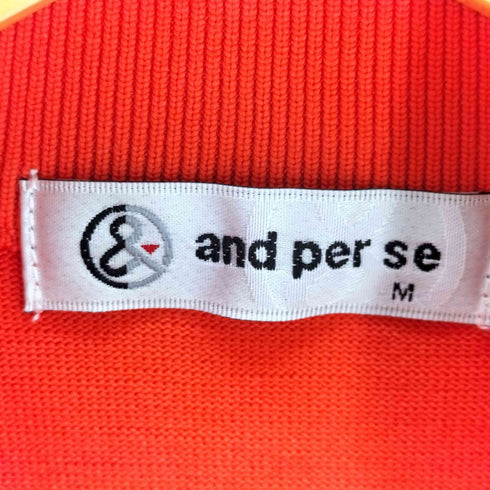 and per se アクティブニットブルゾン メンズ import:M