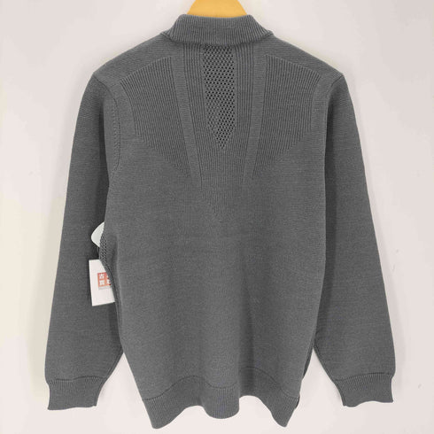 and per se &GOLF ウール×ペーパーファイバーニットセーター メンズ import:L