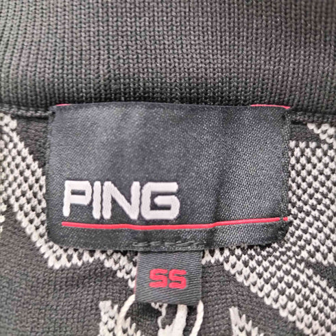 ピン ping ニットショートパンツ 千鳥ジャガード レディース SS