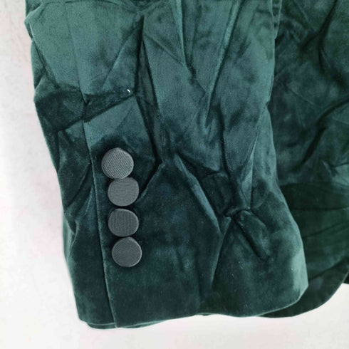 ラペル切替ベロアテーラードジャケット メンズ