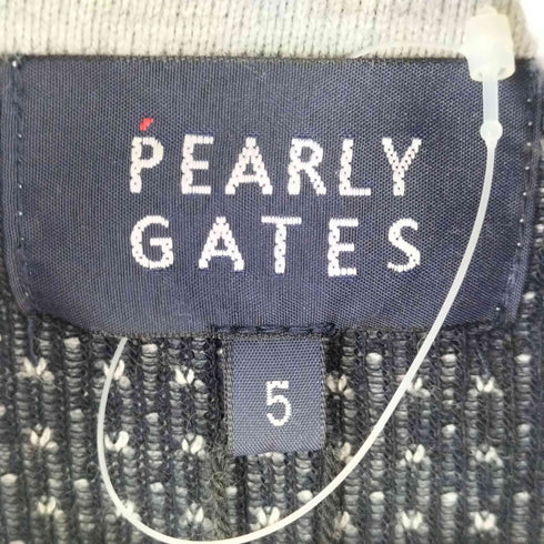 パーリーゲイツ PEARLY GATES カシミヤタッチコットンタートルネックニットプルオーバー メンズ JPN:5