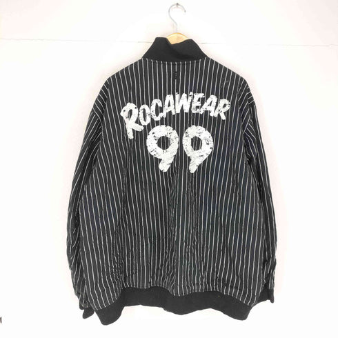 ロカウェア Rocawear バックロゴプリントストライプスタジャン メンズ 4L