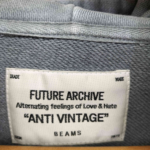 ビームス BEAMS FUTURE ARCHIVE ファー付ジップアップパーカー メンズ JPN:M