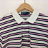 ポロバイラルフローレン Polo by RALPH LAUREN USA製 ポニー刺繍 ボーダー S/S ポロシャツ メンズ import:M