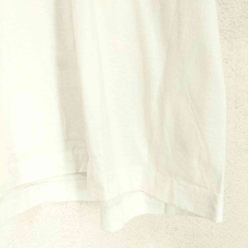 フルーツオブザルーム FRUIT OF THE LOOM 90s USA製 袖裾シングル フロントプリントクルーネックTシャツ メンズ JPN:L