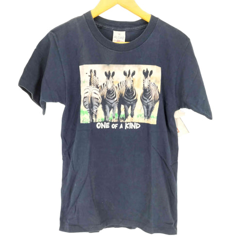 アローレ ALORE USA製 袖裾シングル アニマルプリントクルーネックTシャツ メンズ JPN:S