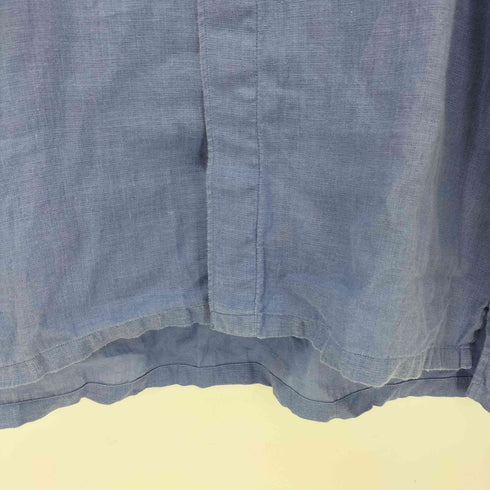 ユナイテッドアローズグリーンレーベルリラクシング UNITED ARROWS green label relaxing SC IND HEMP ミリタリーバンドシャツ メンズ JPN:M