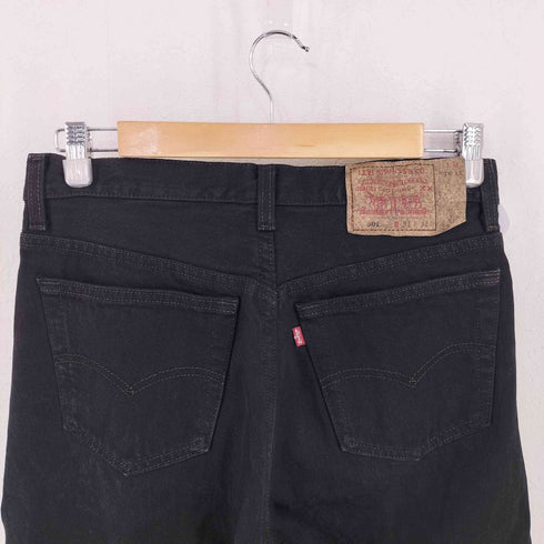 リーバイス Levis 製品染め USA製 ボタン裏552刻印 501 ブラックデニム メンズ 31inch