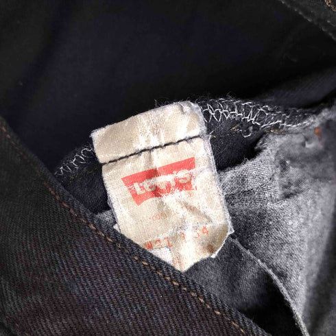 リーバイス Levis 製品染め USA製 ボタン裏552刻印 501 ブラックデニム メンズ 31inch