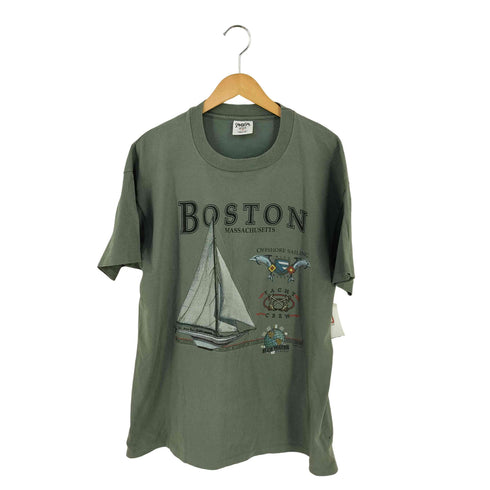SANSEGAL USA製 BLUE WATER CLASSIC クルーネックTシャツ メンズ import:XL