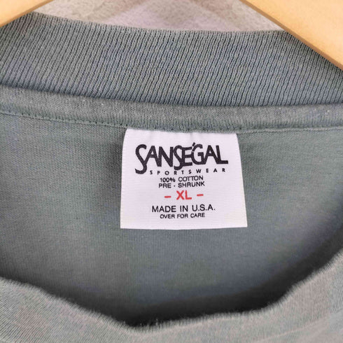 SANSEGAL USA製 BLUE WATER CLASSIC クルーネックTシャツ メンズ import:XL