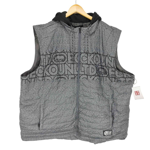 エコーアンリミテッド ECKO UNLTD ビッグサイズ フード付きダウンベスト メンズ 5XL