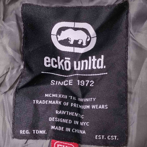 エコーアンリミテッド ECKO UNLTD ビッグサイズ フード付きダウンベスト メンズ 5XL
