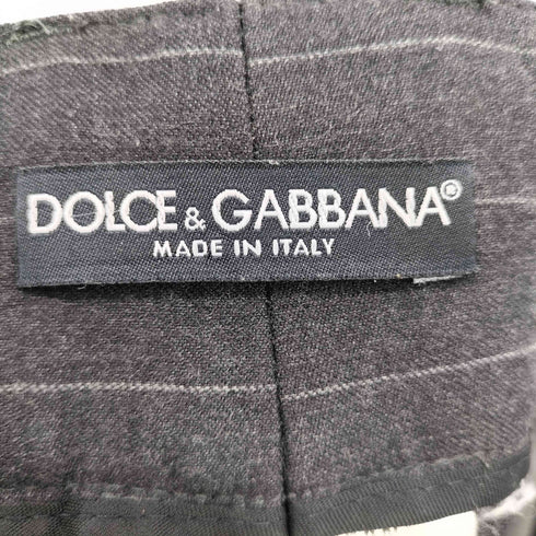 ドルチェアンドガッバーナ DOLCE&GABBANA ストライプ スラックス サイドアジャスター メンズ 52