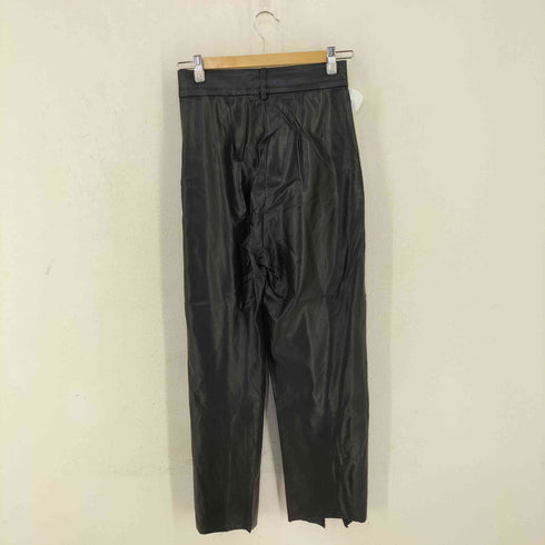 スタイルミキサー STYLEMIXER フェイクレザースリット パンツ レディース JPN:S