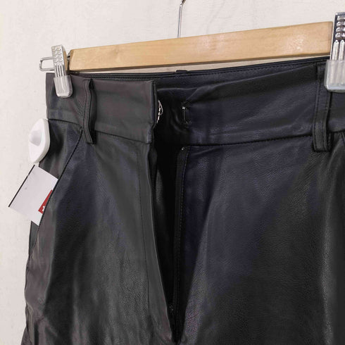 スタイルミキサー STYLEMIXER フェイクレザースリット パンツ レディース JPN:S