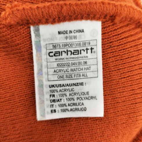 カーハートワークインプログレス Carhartt WIP ACRYLIC WATCH HAT メンズ ONE SIZE