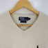 ポロバイラルフローレン Polo by RALPH LAUREN ポニー刺繍 ラムウール Vネック ラグランスリーブ ニット レディース import:M