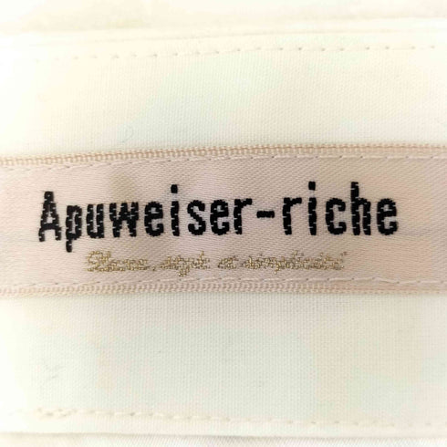 アプワイザーリッシェ Apuweiser riche ドットシフォンマキシスカート レディース