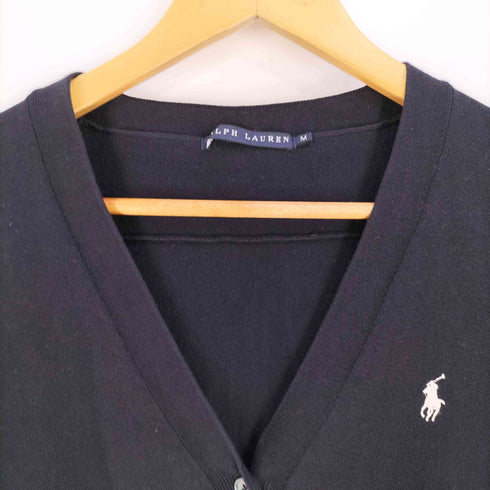 ラルフローレン RALPH LAUREN ポニー刺繍 コットン カーディガン レディース import:M