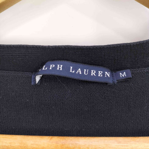 ラルフローレン RALPH LAUREN ポニー刺繍 コットン カーディガン レディース import:M