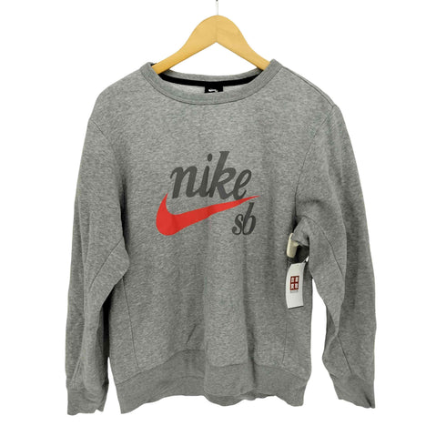 ナイキスケートボーディング NIKE SB スウッシュロゴプリント クルーネック スウェット メンズ import:M