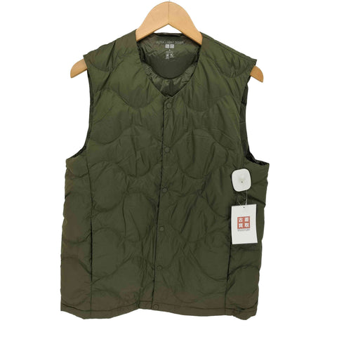 ユニクロ UNIQLO ULTRA LIGHT DOWN VEST ウルトラライトダウンコンパクトベスト ウェーブキルト メンズ JPN:M