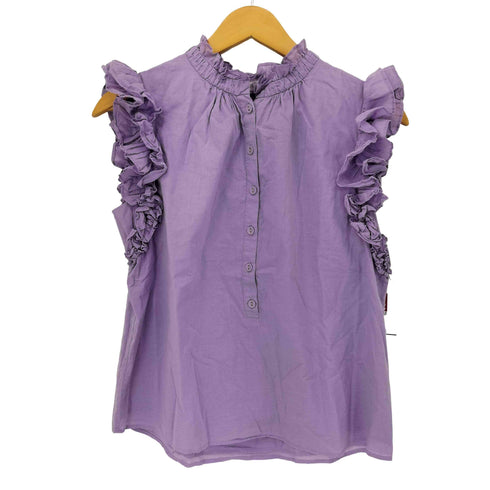エステラケー Estella.K ラッフルスタンドショルダー Rosette Blouse レディース FREE