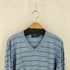 ノーティカ NAUTICA Vネックボーダーニット レディース import:XL