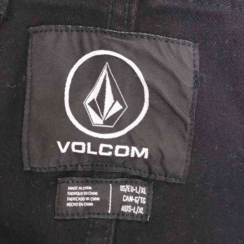 ヴォルコム VOLCOM Volcompartment Denim Dungaree デニム オーバーオール メンズ L/XL(ウエスト32-36インチ)