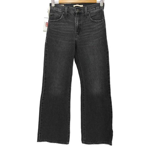 リーバイス Levis バギーフレアデニム BAGGY BOOT BLACK WORN IN レディース US:24