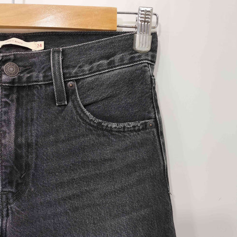 リーバイス Levis バギーフレアデニム BAGGY BOOT BLACK WORN IN レディース US:24