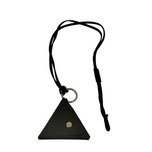 WYATT MADE BY AKIYAMA LEATHER TRIANGLE COIN PURSE メンズ