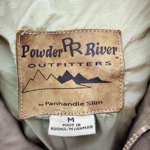 パンハンドルスリム Panhandle Slim Powder PR River 襟コーデュロイ スナップボタン サイド ベンツ 逆八の字ジップ ダック カバーオール ジャケット メンズ import:M