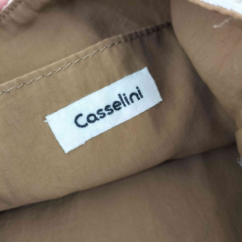 キャセリーニ Casselini メタリックプリーツフリルトート レディース