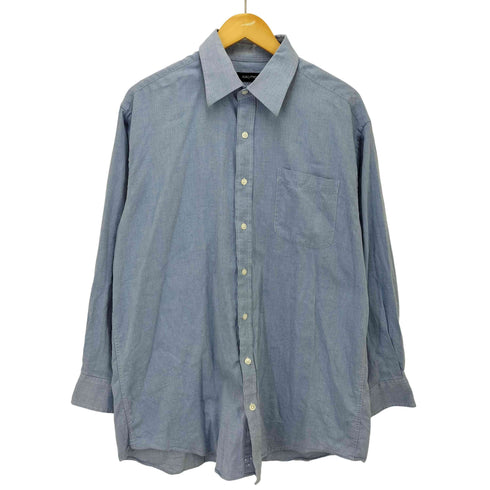 ノーティカ NAUTICA L/S ヘリンボーン コットンレギュラーカラーシャツ メンズ 32/33