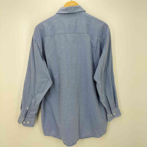ノーティカ NAUTICA L/S ヘリンボーン コットンレギュラーカラーシャツ メンズ 32/33
