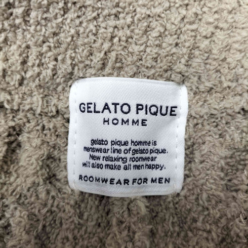 ジェラートピケオム Gelato Pique Homme 21AW ボーダー アラン ロング パンツ ルームウェア メンズ JPN:M