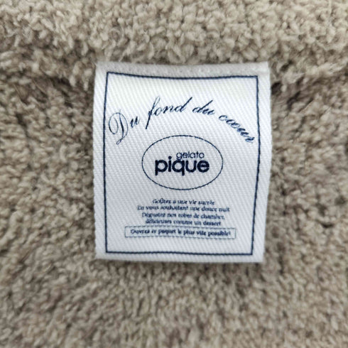 ジェラートピケ gelato pique 21AW ボーダー アラン カーディガン ルームウェア レディース FREE