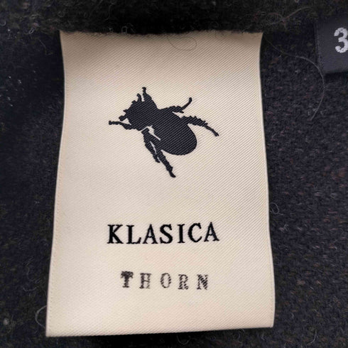 クラシカ KLASICA thorn ドネガルツイード ロングベスト メンズ JPN:3