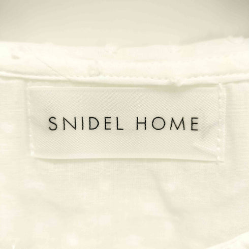スナイデルホーム SNIDEL HOME 21SS ドビードット コットン フリル シャツ ブラウス レディース FREE