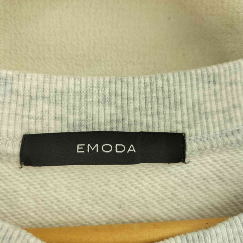 エモダ EMODA 23aw エンブレムマークスウェット レディース FREE