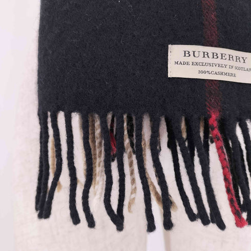 バーバリー BURBERRY スコットランド カシミヤ100 マフラー メンズ