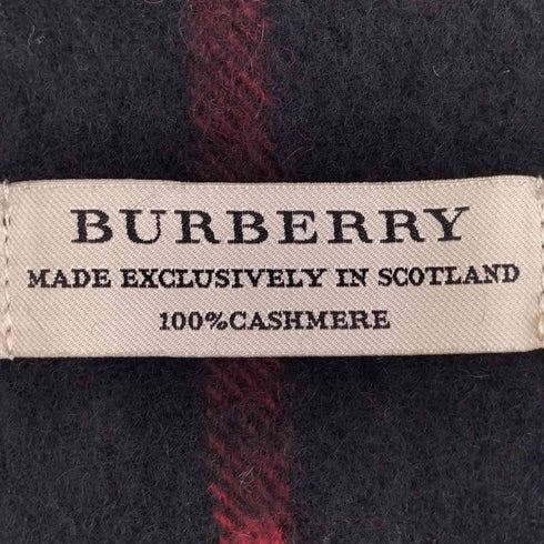 バーバリー BURBERRY スコットランド カシミヤ100 マフラー メンズ