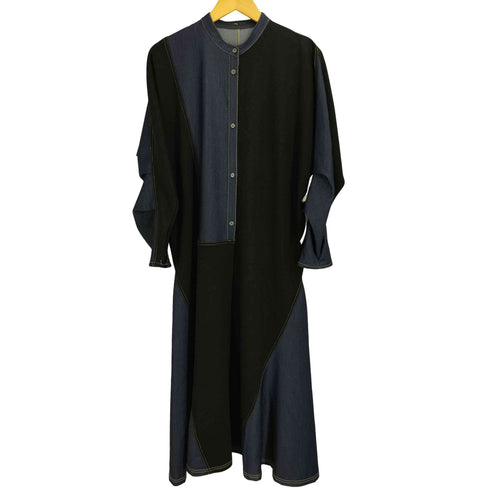 オズモーシス OSMOSIS 25ss テンセルデニム切替ワンピース レディース ONE SIZE
